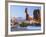 La Sal Mountains, Balanced Rock at Sunset, Arches National Park, Utah, USA-Scott T. Smith-Framed Photographic Print