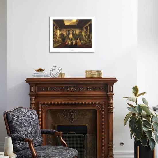 La Salle A Manger De La Princesse Mathil Art Print By Charles