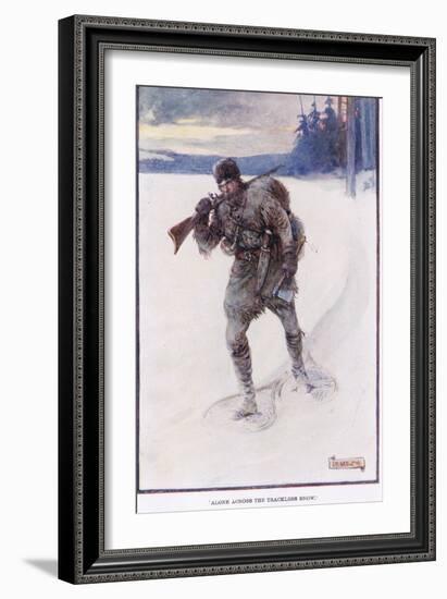 La Salle Alone Accross the Trackless Snow-Joseph Ratcliffe Skelton-Framed Giclee Print