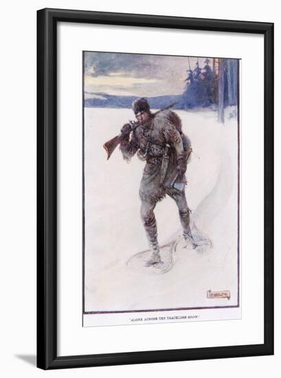 La Salle Alone Accross the Trackless Snow-Joseph Ratcliffe Skelton-Framed Giclee Print