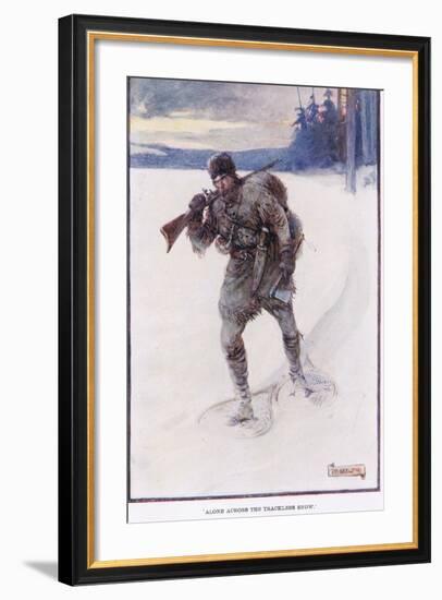 La Salle Alone Accross the Trackless Snow-Joseph Ratcliffe Skelton-Framed Giclee Print