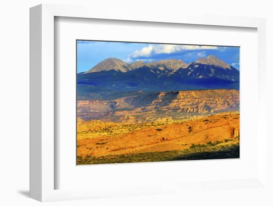 La Salle Mountains Rock Canyon Arches National Park Moab Utah-BILLPERRY-Framed Photographic Print