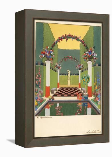 La Salle Verte, Pub. Paris 1919-Georges Barbier-Framed Premier Image Canvas