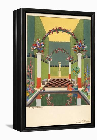 La Salle Verte, Pub. Paris 1919-Georges Barbier-Framed Premier Image Canvas