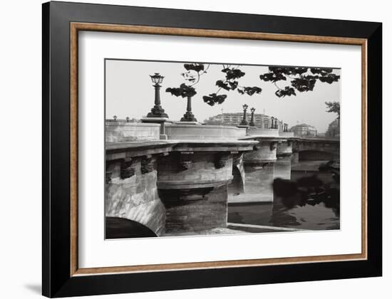 La Samaritaine Pont Neuf Paris-null-Framed Art Print