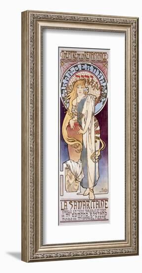 La Samaritaine-Alphonse Mucha-Framed Premium Giclee Print