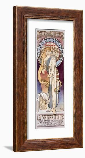 La Samaritaine-Alphonse Mucha-Framed Premium Giclee Print