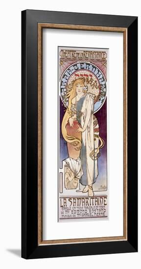 La Samaritaine-Alphonse Mucha-Framed Premium Giclee Print