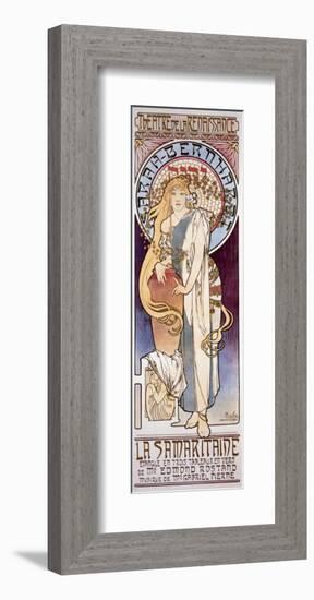 La Samaritaine-Alphonse Mucha-Framed Premium Giclee Print