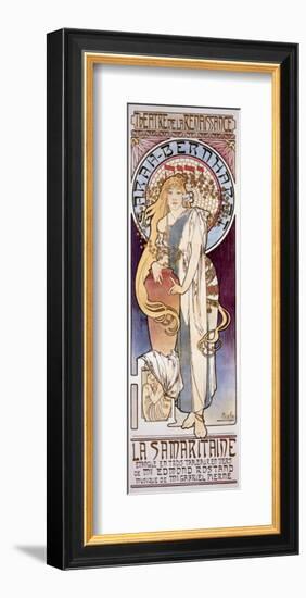 La Samaritaine-Alphonse Mucha-Framed Premium Giclee Print