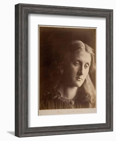 La Santa Julia, Portrait of Julia Prinsep Jackson, 1867-Julia Margaret Cameron-Framed Giclee Print