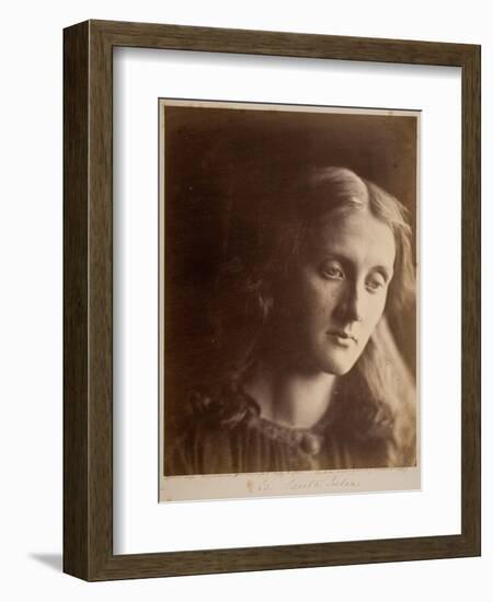 La Santa Julia, Portrait of Julia Prinsep Jackson, 1867-Julia Margaret Cameron-Framed Giclee Print