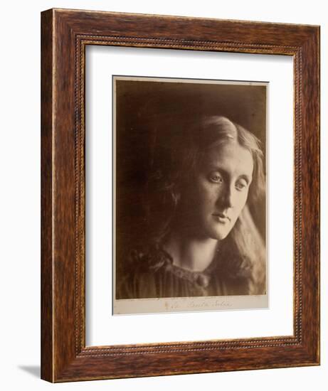 La Santa Julia, Portrait of Julia Prinsep Jackson, 1867-Julia Margaret Cameron-Framed Giclee Print