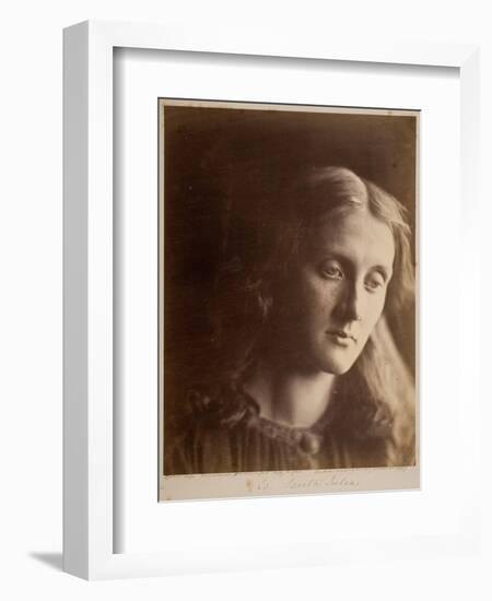 La Santa Julia, Portrait of Julia Prinsep Jackson, 1867-Julia Margaret Cameron-Framed Giclee Print