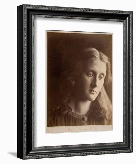 La Santa Julia, Portrait of Julia Prinsep Jackson, 1867-Julia Margaret Cameron-Framed Giclee Print