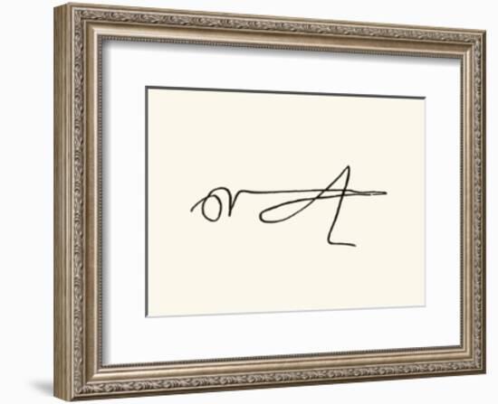 La Sauterelle, c.1907-Pablo Picasso-Framed Serigraph