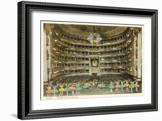 La Scala Opera House, Milan, Italy-null-Framed Art Print