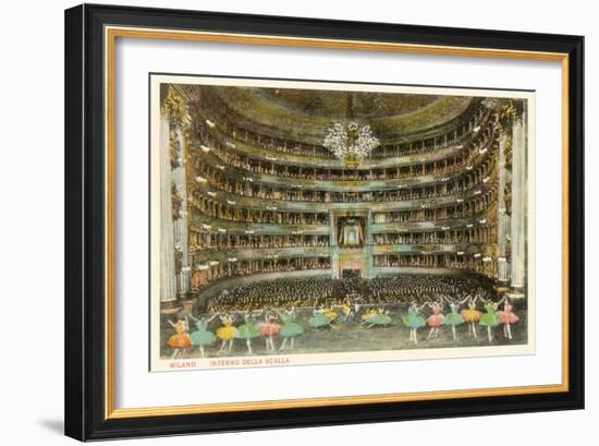 La Scala Opera House, Milan, Italy-null-Framed Art Print