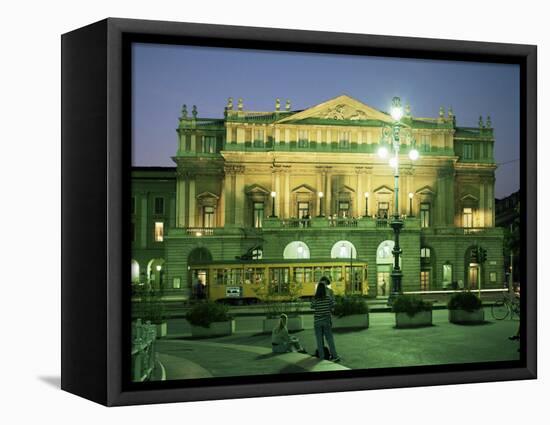 La Scala Opera House, Milan, Lombardia, Italy-Peter Scholey-Framed Premier Image Canvas