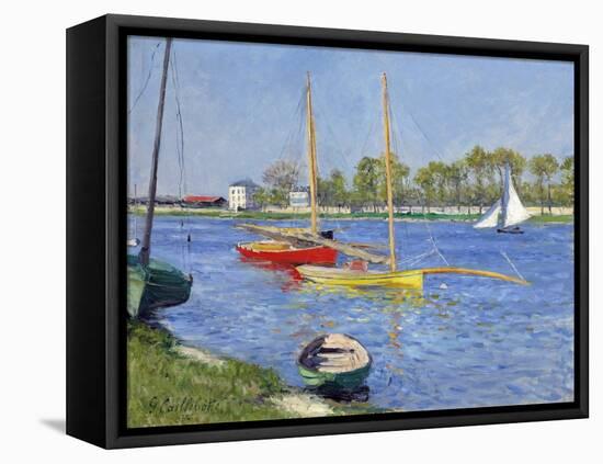 La Seine a Argenteuil - Peinture De Gustave Caillebotte (1848-1894), Huile Sur Toile (59,7X73,7 Cm)-Gustave Caillebotte-Framed Premier Image Canvas