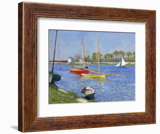 La Seine a Argenteuil - Peinture De Gustave Caillebotte (1848-1894), Huile Sur Toile (59,7X73,7 Cm)-Gustave Caillebotte-Framed Giclee Print