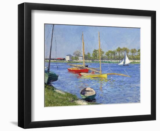 La Seine a Argenteuil - Peinture De Gustave Caillebotte (1848-1894), Huile Sur Toile (59,7X73,7 Cm)-Gustave Caillebotte-Framed Giclee Print