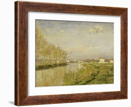 La Seine à Argenteuil-Claude Monet-Framed Giclee Print