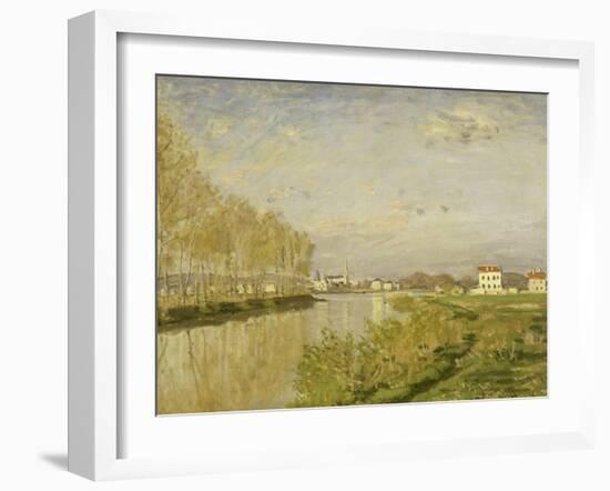 La Seine à Argenteuil-Claude Monet-Framed Giclee Print