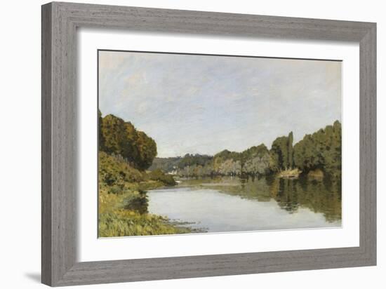 La Seine à Bougival-Alfred Sisley-Framed Giclee Print