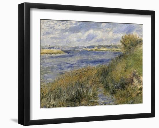 La Seine à Champrosay (Essonne) dit aussi bords de Seine à Champrosay-Pierre-Auguste Renoir-Framed Giclee Print