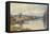 La Seine a Port Marly-Albert-Charles Lebourg-Framed Premier Image Canvas