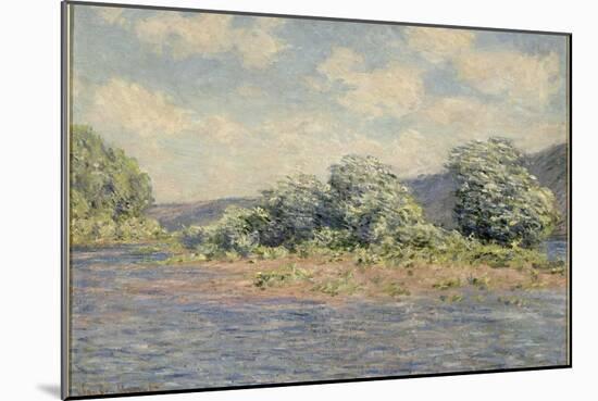 La Seine à Port-Villez (Yvelines)-Claude Monet-Mounted Giclee Print