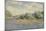 La Seine à Port-Villez (Yvelines)-Claude Monet-Mounted Giclee Print