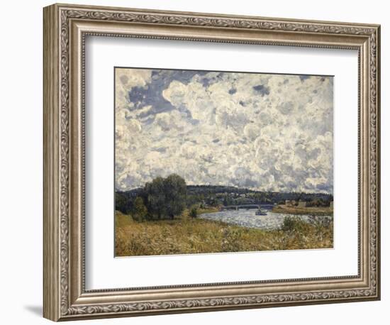 la Seine à Suresnes (Hauts de Seine)-Alfred Sisley-Framed Giclee Print