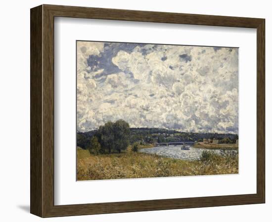 la Seine à Suresnes (Hauts de Seine)-Alfred Sisley-Framed Giclee Print