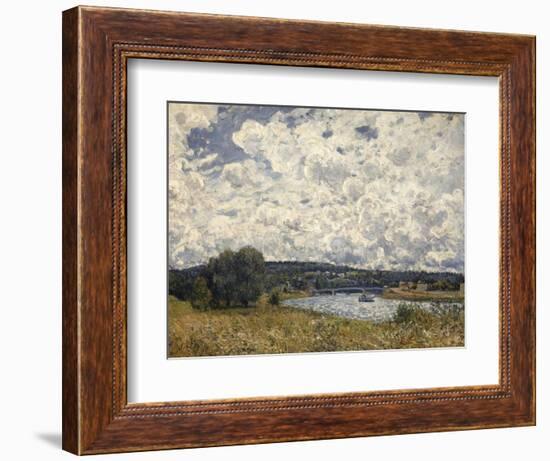 la Seine à Suresnes (Hauts de Seine)-Alfred Sisley-Framed Giclee Print