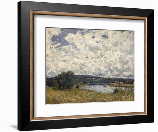 la Seine à Suresnes (Hauts de Seine)-Alfred Sisley-Framed Giclee Print