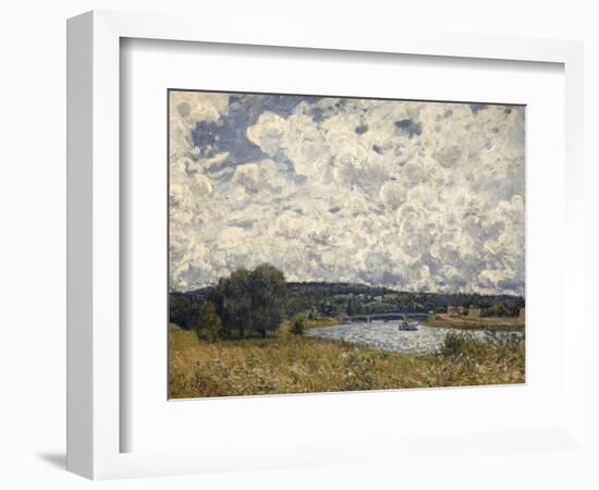 la Seine à Suresnes (Hauts de Seine)-Alfred Sisley-Framed Giclee Print