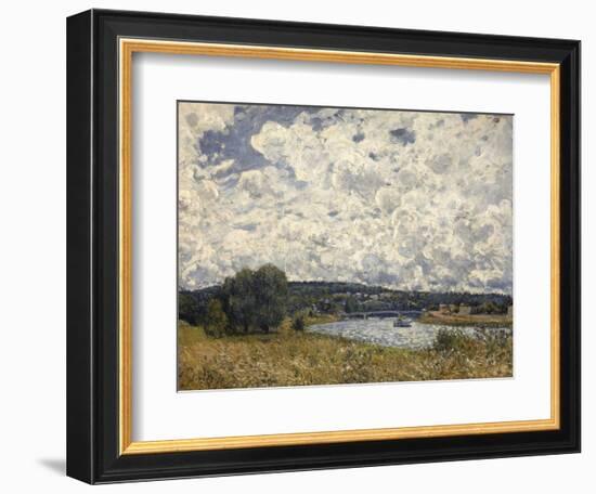 la Seine à Suresnes (Hauts de Seine)-Alfred Sisley-Framed Giclee Print