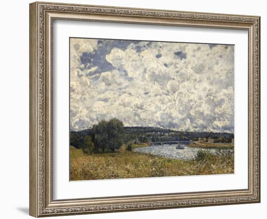 la Seine à Suresnes (Hauts de Seine)-Alfred Sisley-Framed Giclee Print