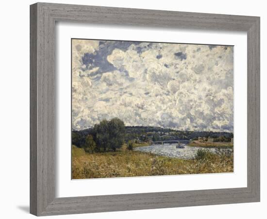 la Seine à Suresnes (Hauts de Seine)-Alfred Sisley-Framed Giclee Print