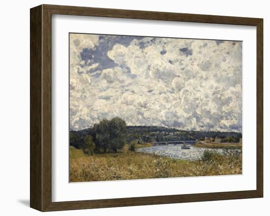 la Seine à Suresnes (Hauts de Seine)-Alfred Sisley-Framed Giclee Print