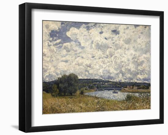 la Seine à Suresnes (Hauts de Seine)-Alfred Sisley-Framed Giclee Print