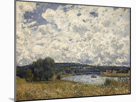 la Seine à Suresnes (Hauts de Seine)-Alfred Sisley-Mounted Giclee Print