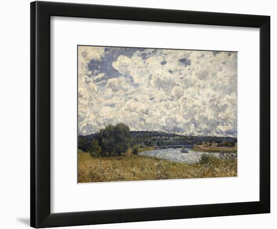 la Seine à Suresnes (Hauts de Seine)-Alfred Sisley-Framed Giclee Print