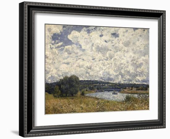 la Seine à Suresnes (Hauts de Seine)-Alfred Sisley-Framed Giclee Print