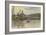 La Seine à Vétheuil-Claude Monet-Framed Giclee Print