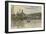 La Seine à Vétheuil-Claude Monet-Framed Giclee Print