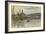 La Seine à Vétheuil-Claude Monet-Framed Giclee Print