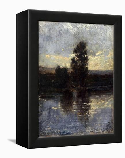 La Seine-Félix Ziem-Framed Premier Image Canvas